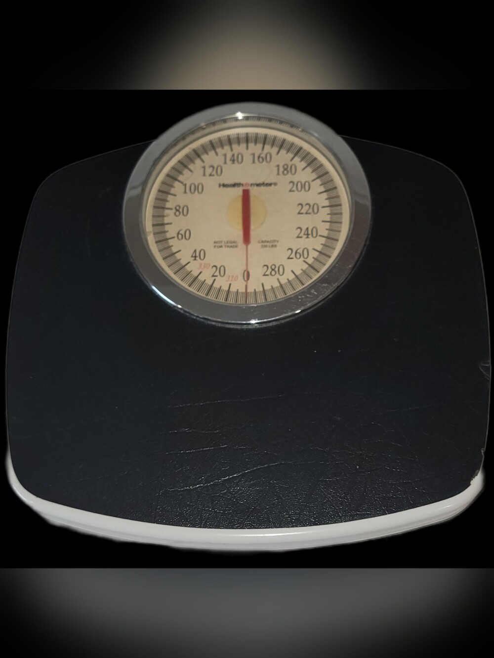 Health O Meter Bathroom Scale Model HAB910KD-41 2005 Sunbeam Analog 330 lbs